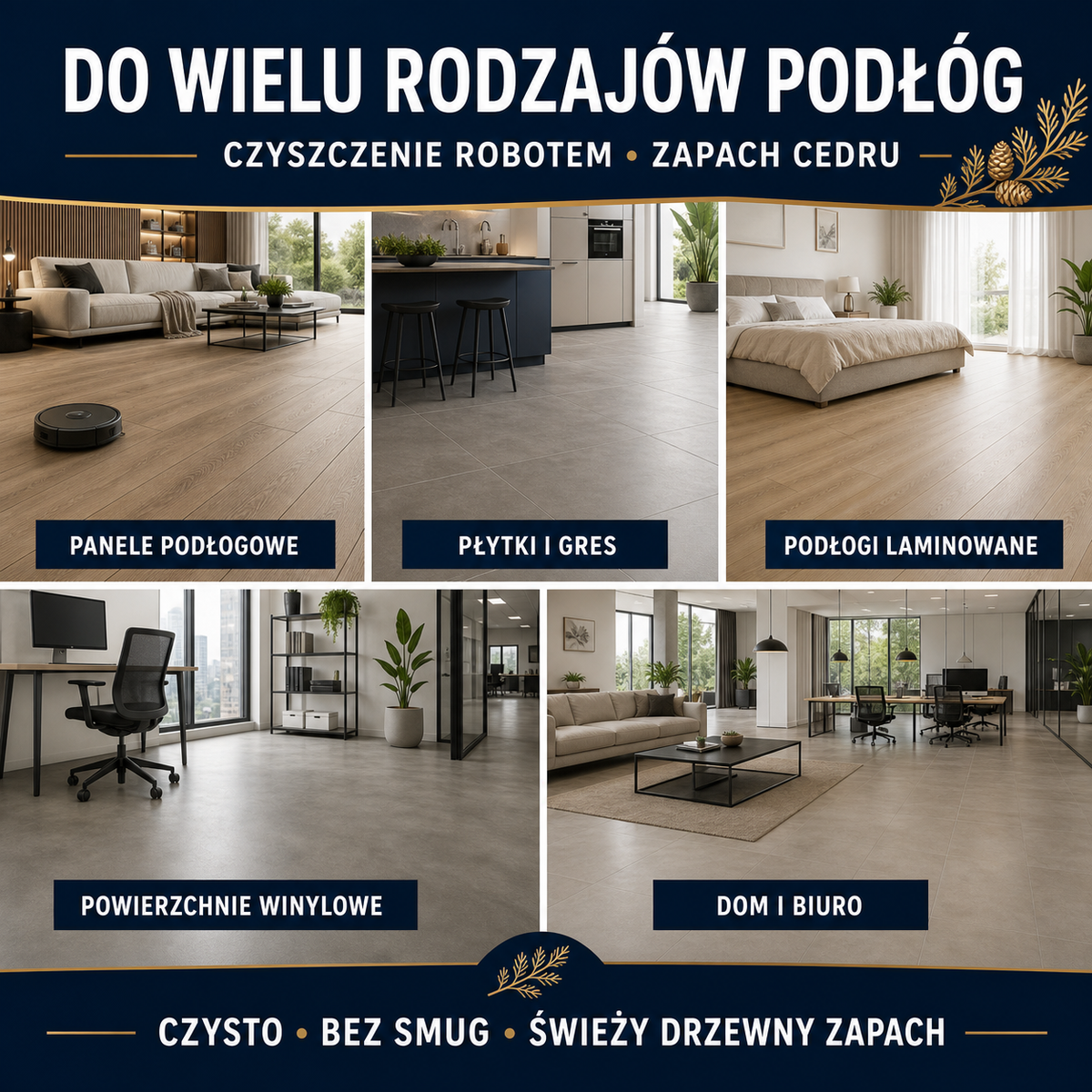HYDROPROX płyn czyszczący do robotów mopujących- o zapachu cedrowym