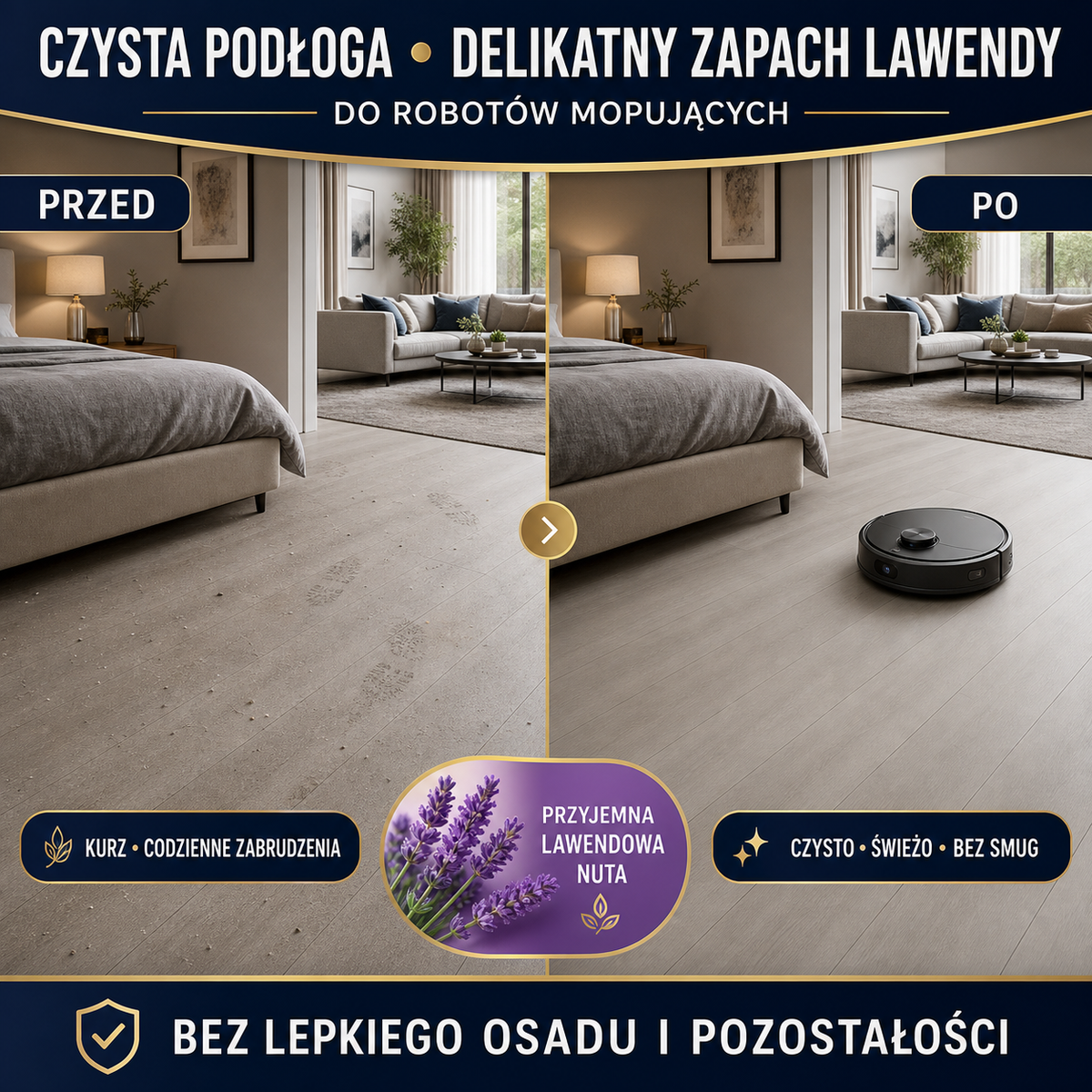 HYDROPROX płyn czyszczący do robotów mopujących- o zapachu lawendowym