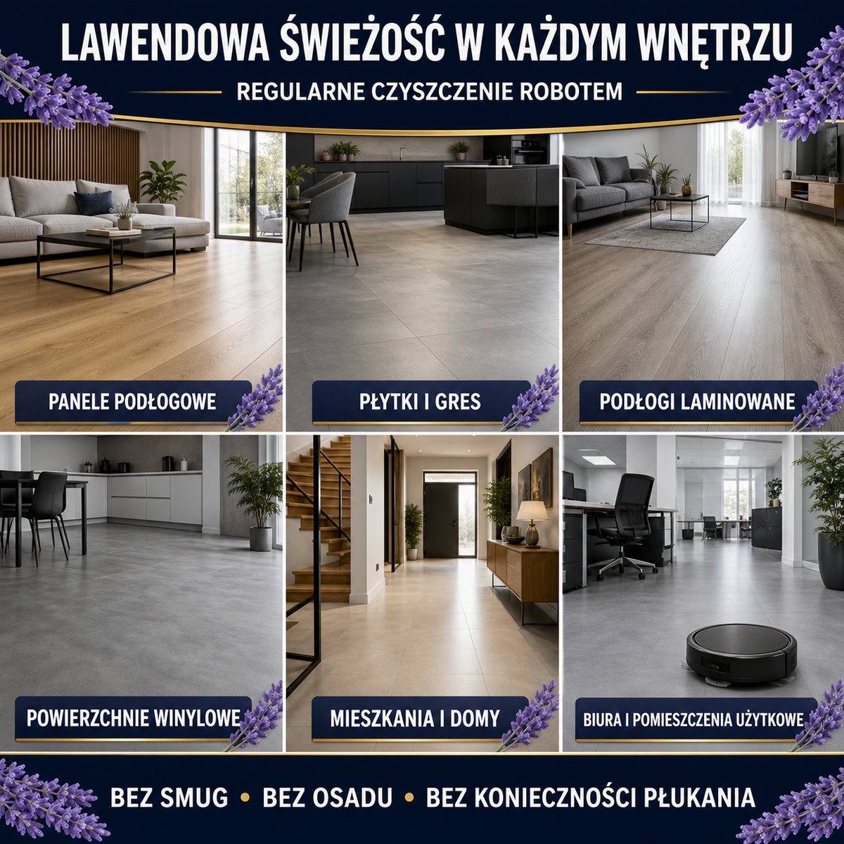 HYDROPROX płyn czyszczący do robotów mopujących- o zapachu lawendowym