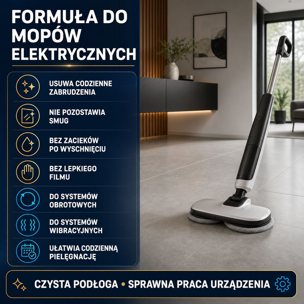 HYDROPROX płyn czyszczący mopy elektryczne