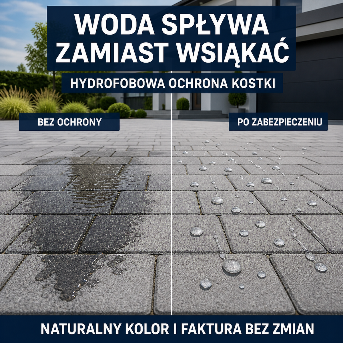 HYDROPROX powłoka hydrofobowa kostka brukowa