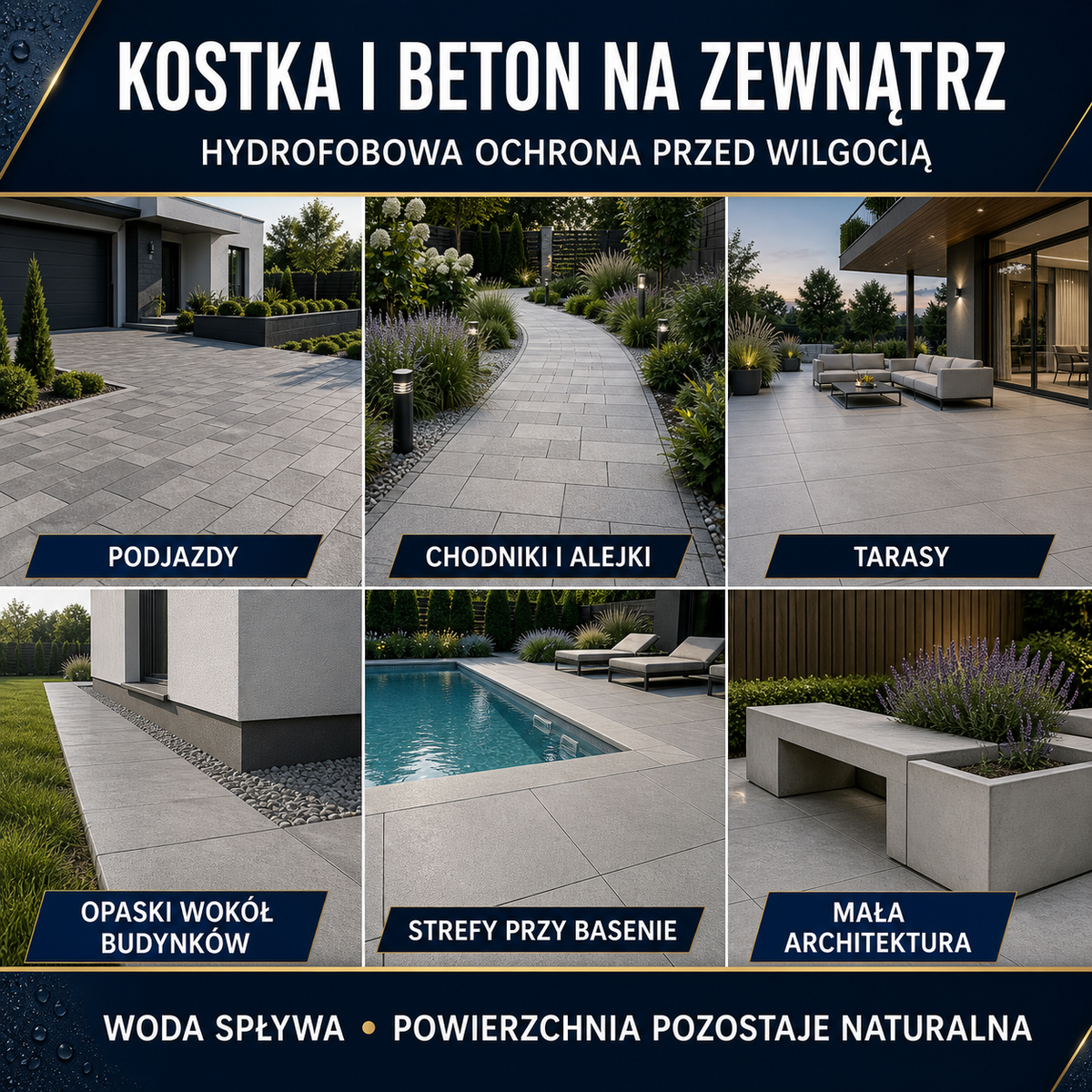 HYDROPROX powłoka hydrofobowa kostka brukowa