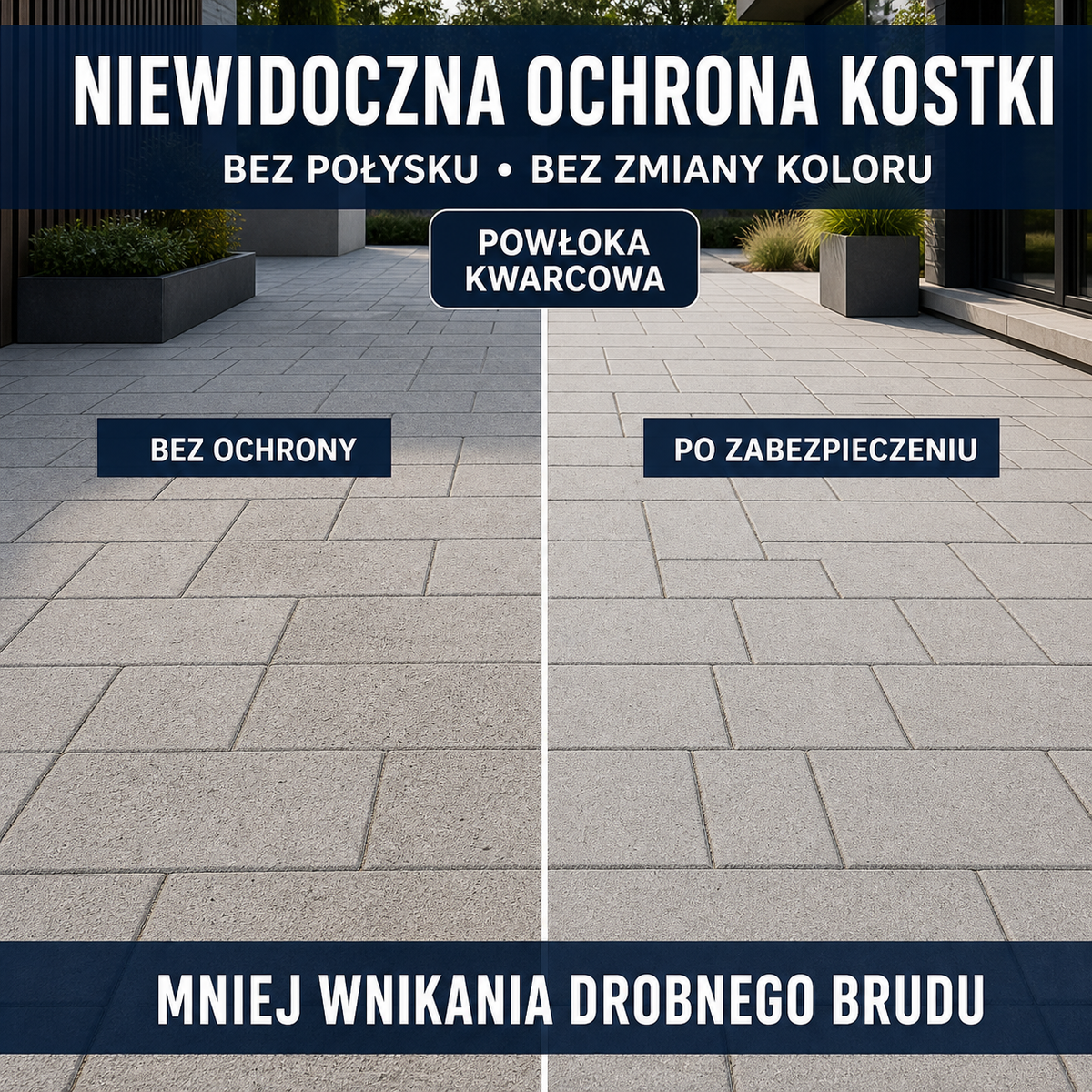 HYDROPROX powłoka kwarcowa kostka brukowa