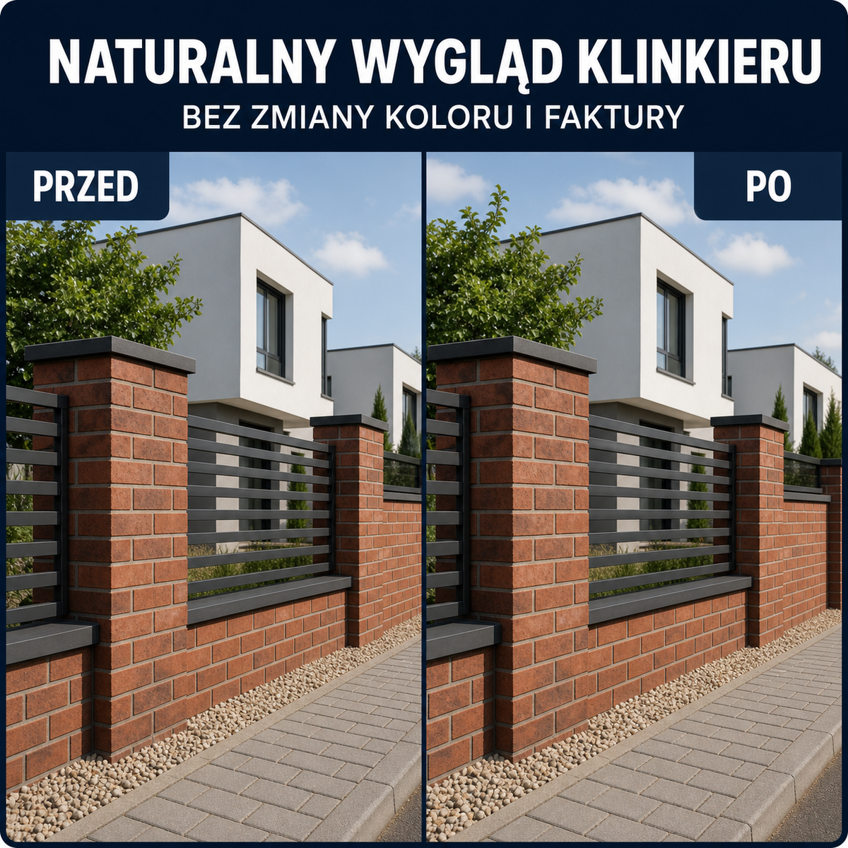 HYDROPROX powłoka ochronna ogrodzenie klinkierowe