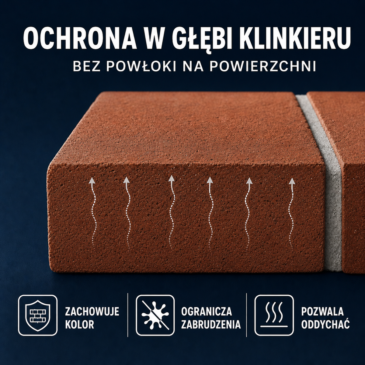 HYDROPROX powłoka ochronna ogrodzenie klinkierowe
