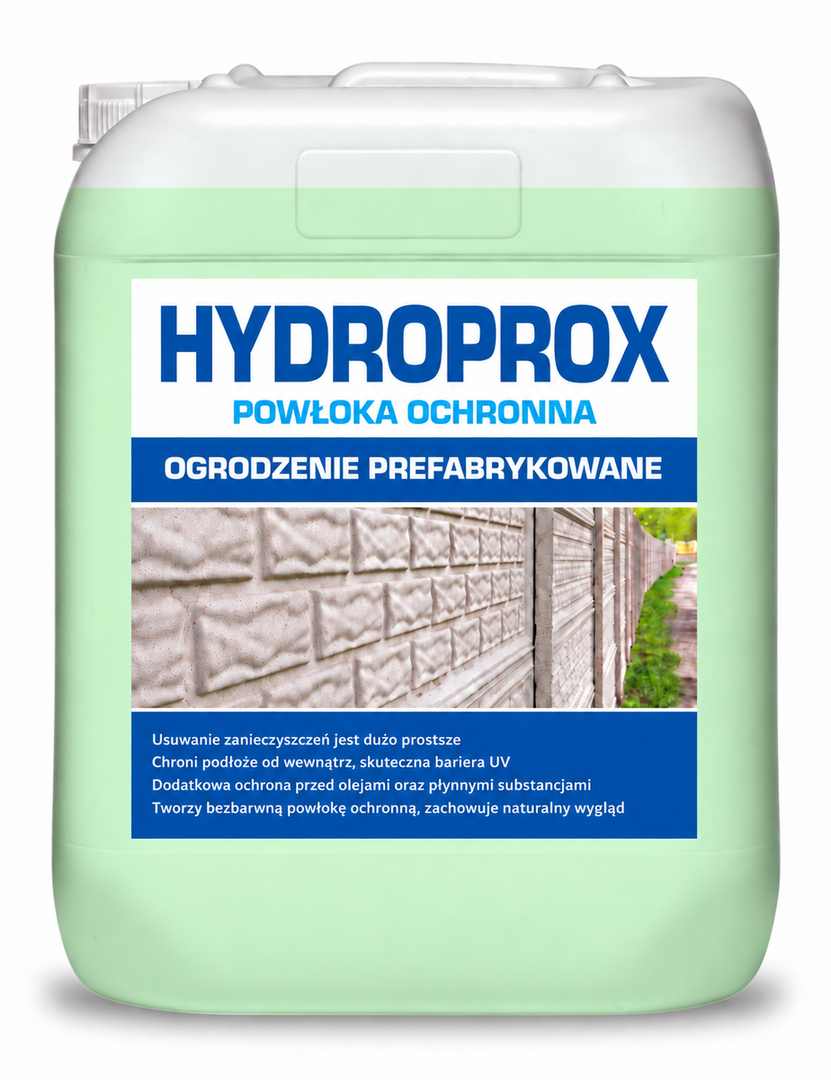 HYDROPROX powłoka ochronna ogrodzenie prefabrykowane