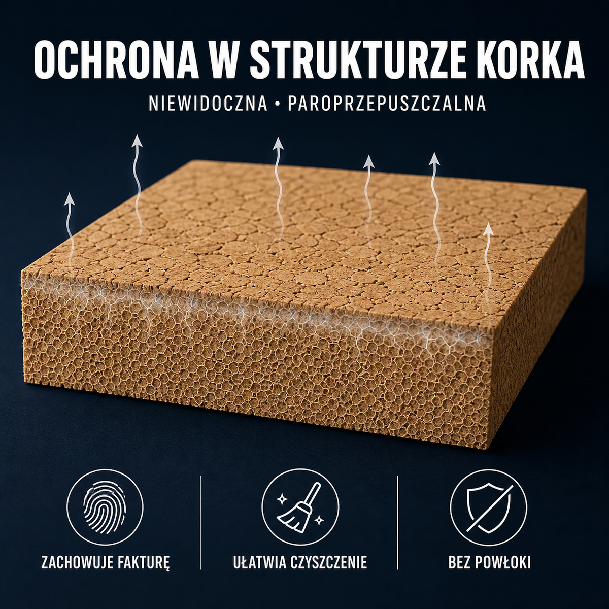HYDROPROX powłoka ochronna panele korkowe