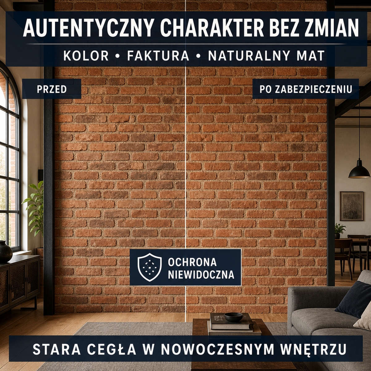 HYDROPROX powłoka ochronna stara cegła