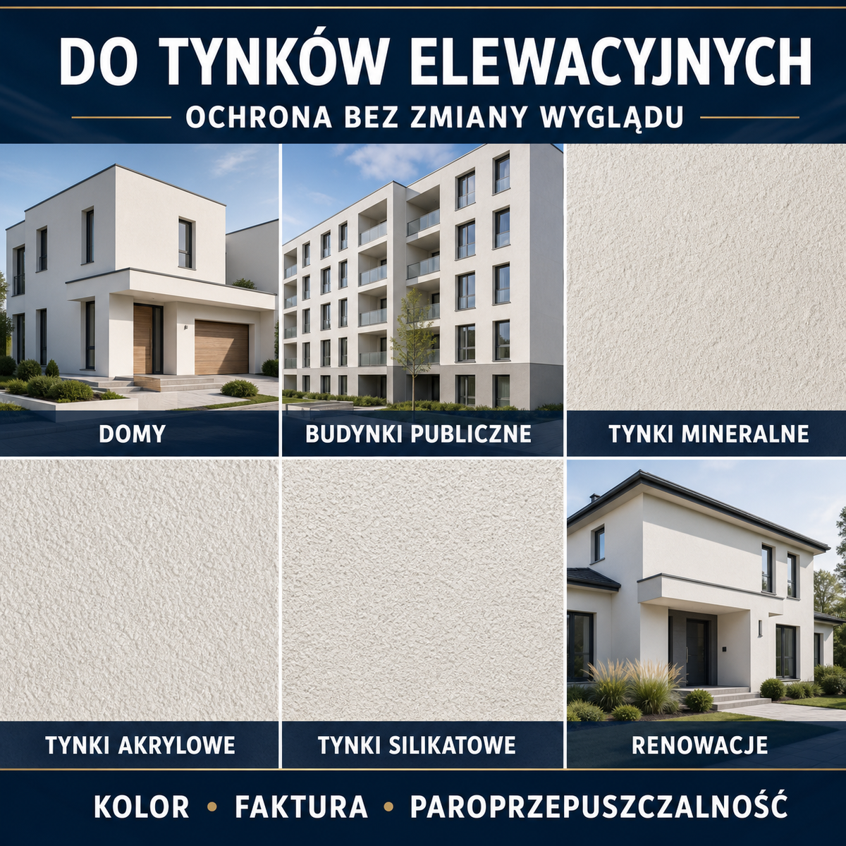 HYDROPROX powłoka ochronna tynk elewacyjny