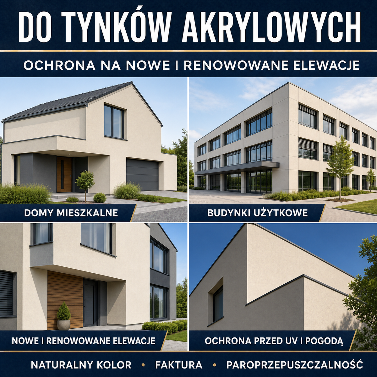 HYDROPROX powłoka ochronna tynk elewacyjny akrylowy