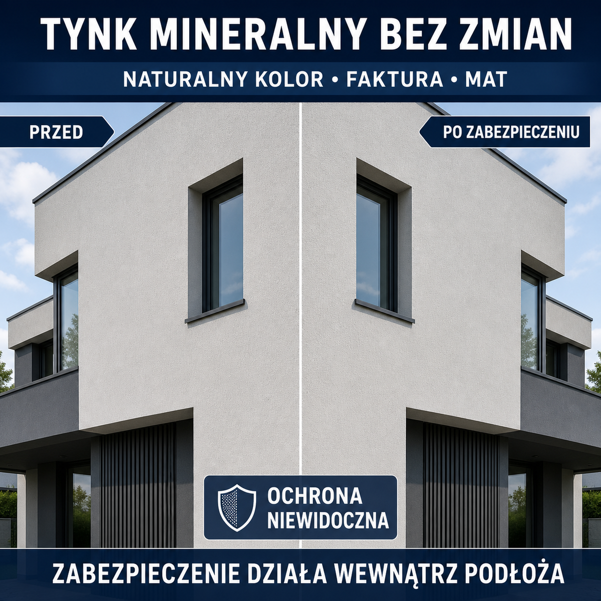 HYDROPROX powłoka ochronna tynk elewacyjny mineralny