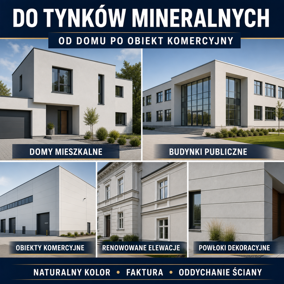 HYDROPROX powłoka ochronna tynk elewacyjny mineralny