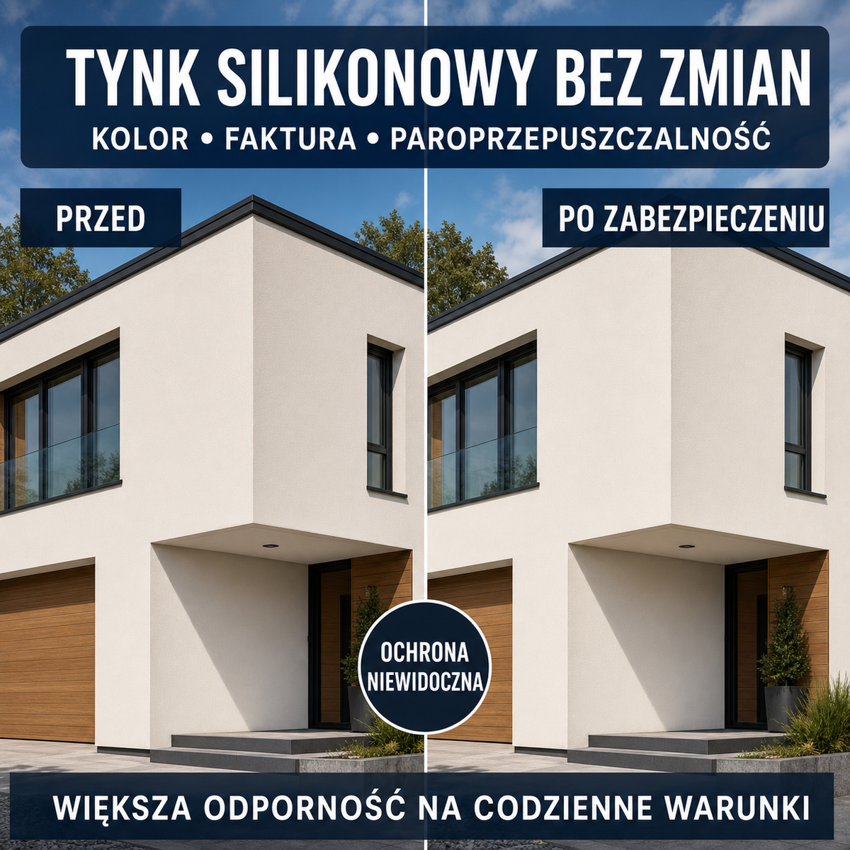 HYDROPROX powłoka ochronna tynk elewacyjny silikonowy
