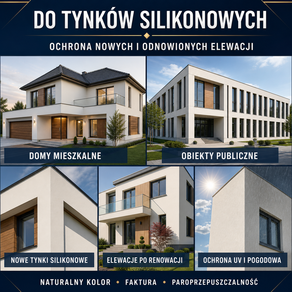 HYDROPROX powłoka ochronna tynk elewacyjny silikonowy