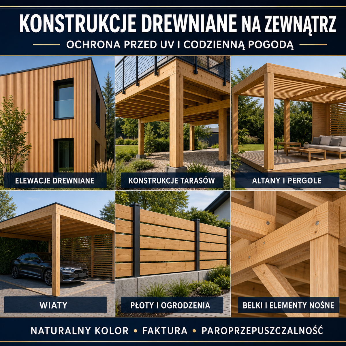HYDROPROX powłoka polimerowa konstrukcje drewniane