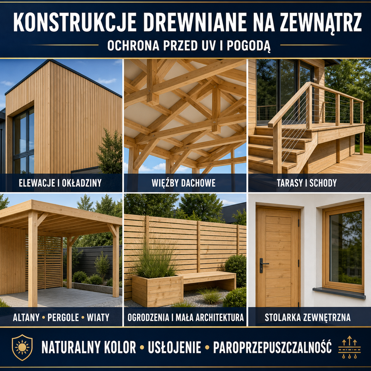 HYDROPROX powłoka woskowa konstrukcje drewniane