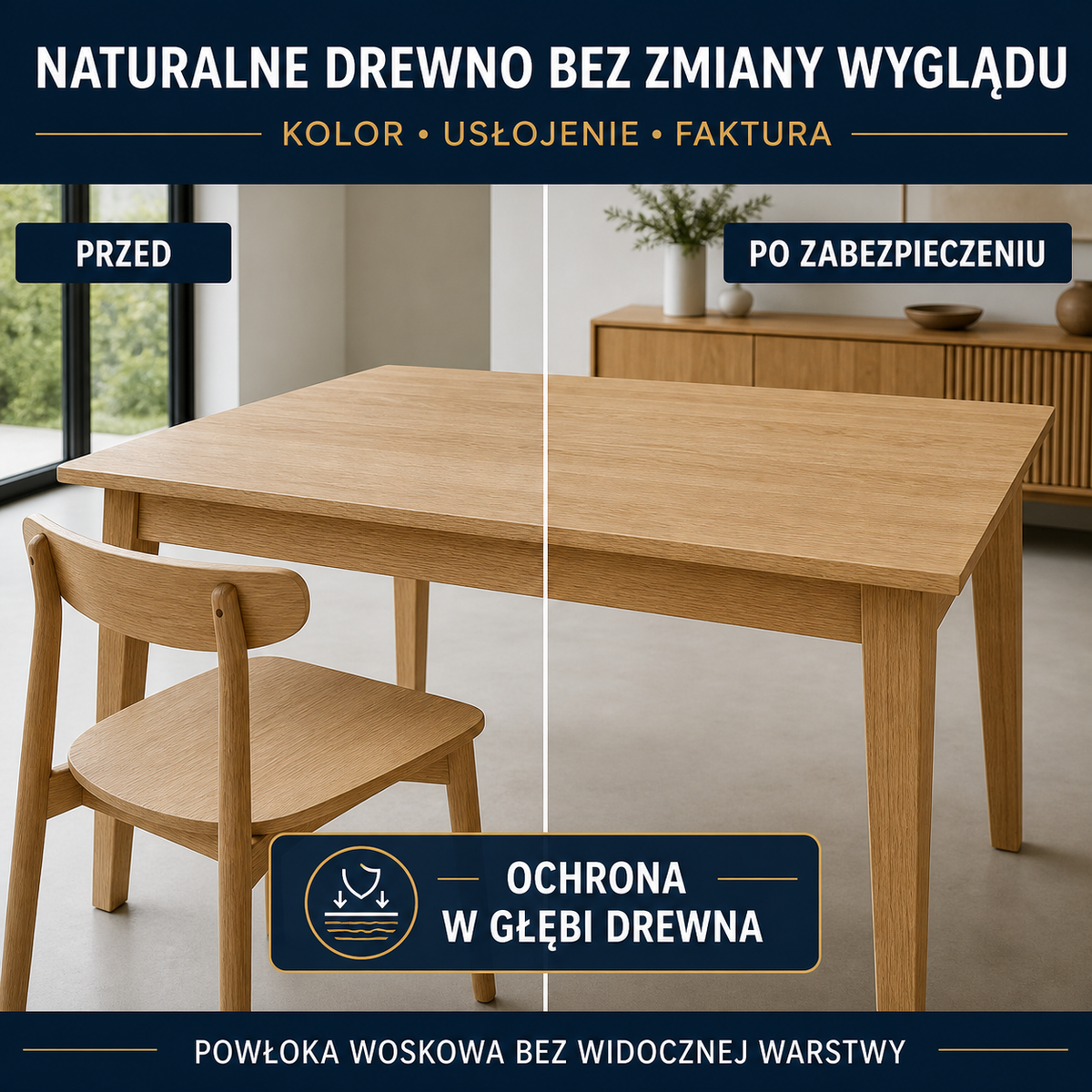HYDROPROX powłoka woskowa meble drewniane