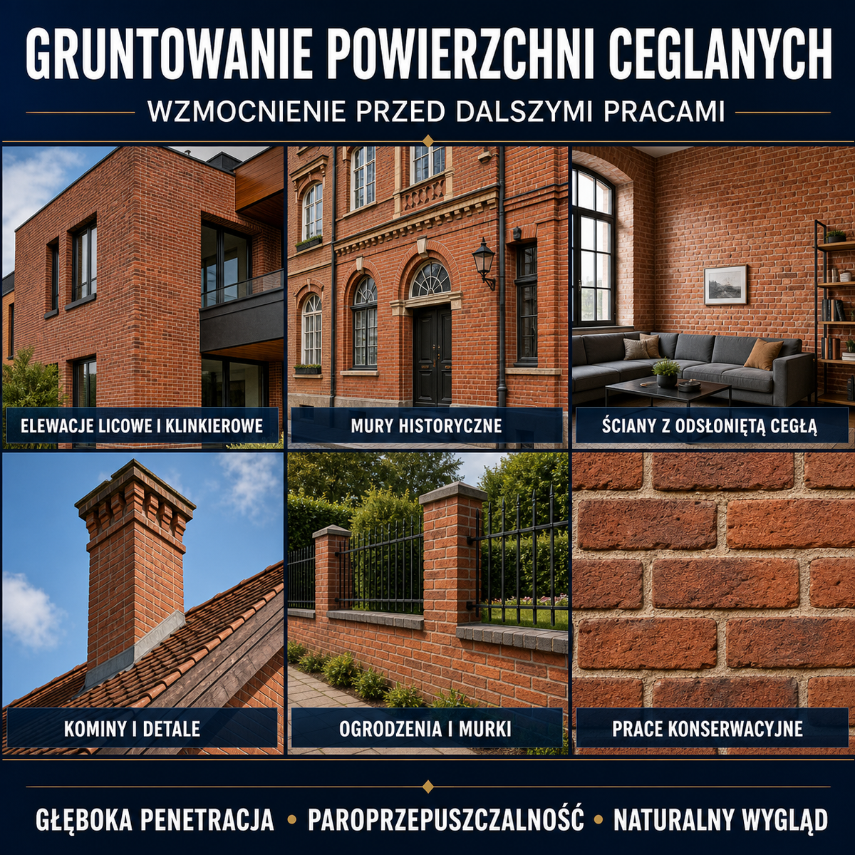 HYDROPROX preparat gruntujący stara cegła