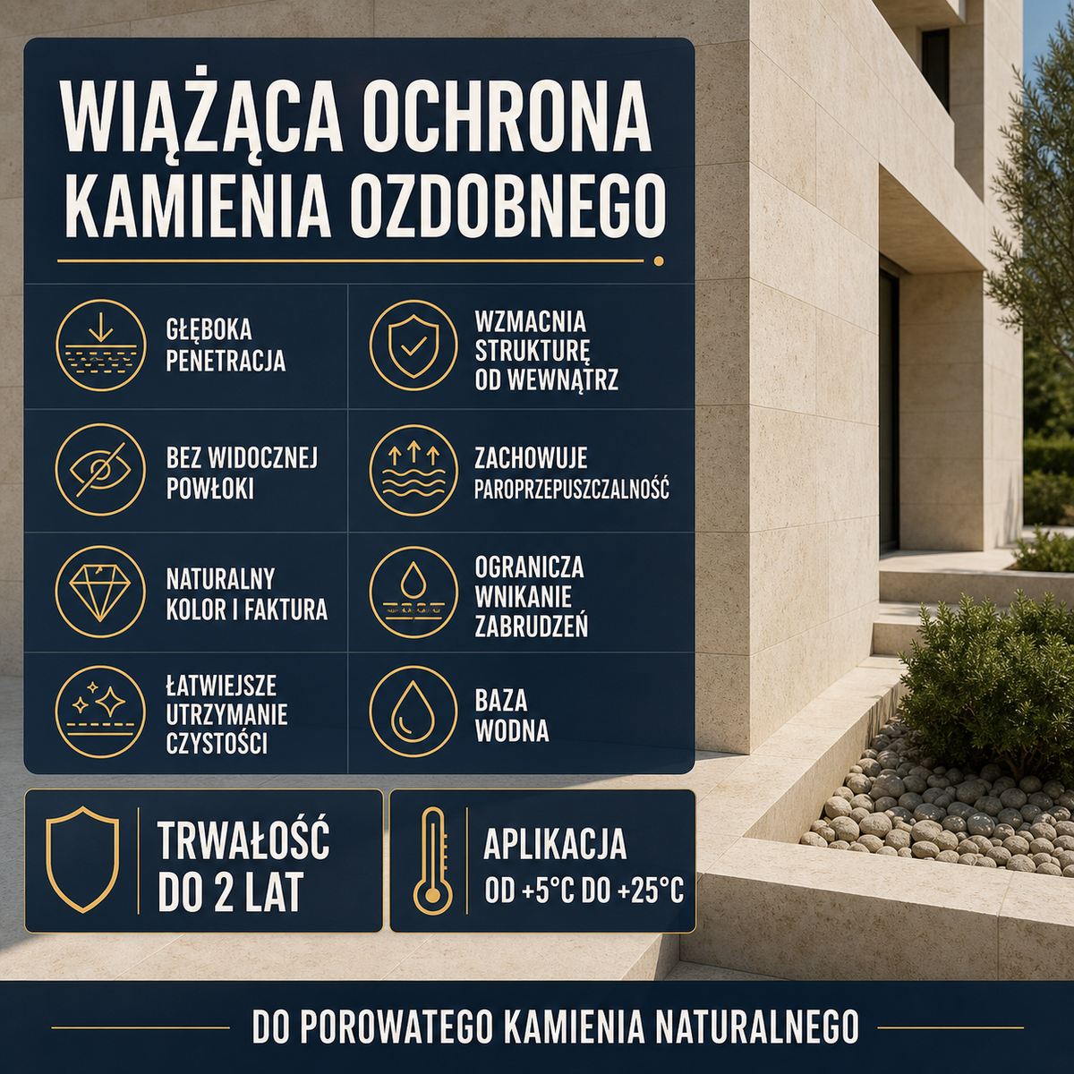 HYDROPROX preparat wiążący kamień ozdobny