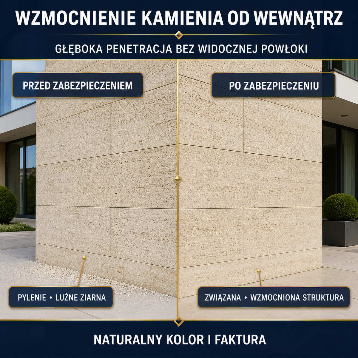 HYDROPROX preparat wiążący kamień ozdobny
