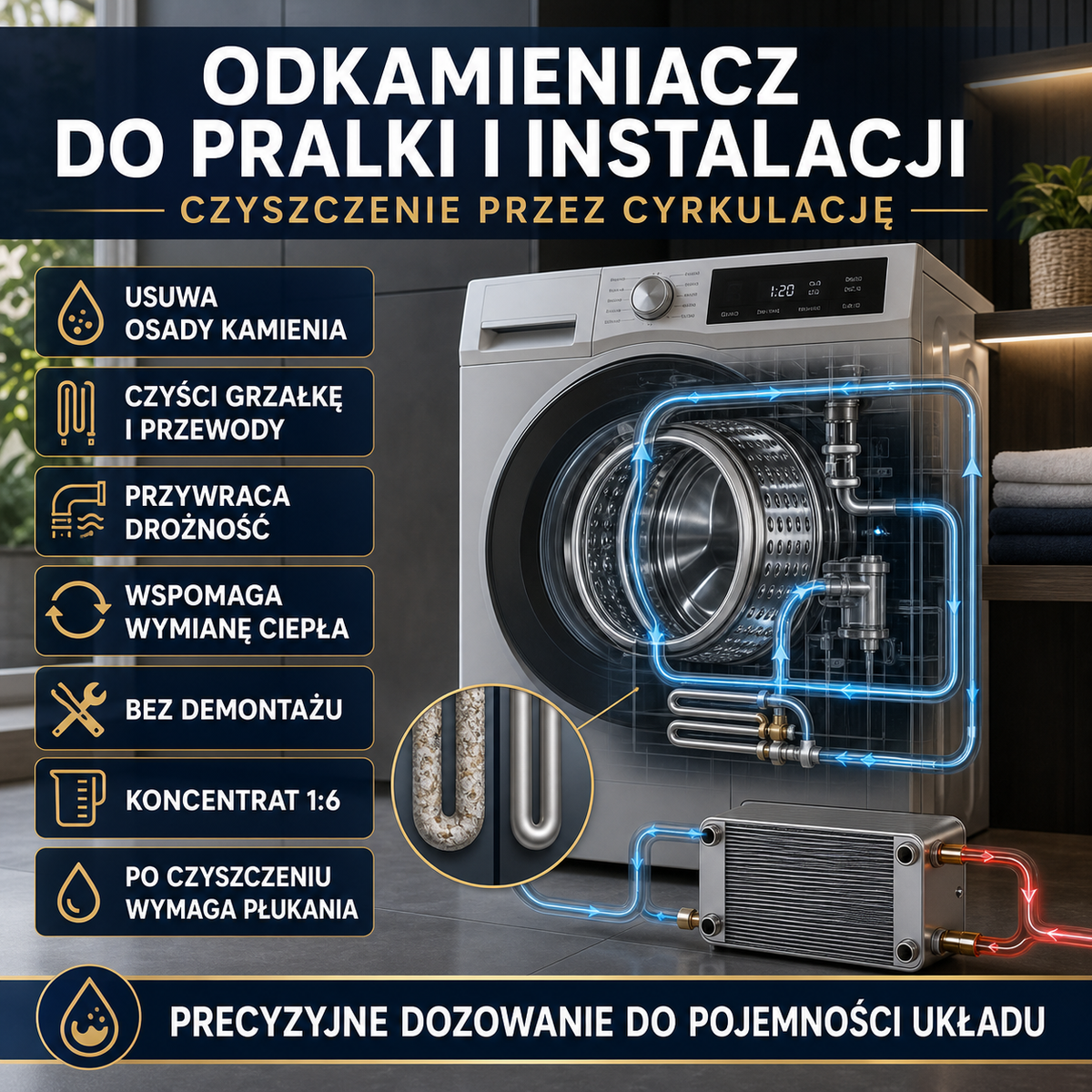 IZOMARK odkamieniacz pralki