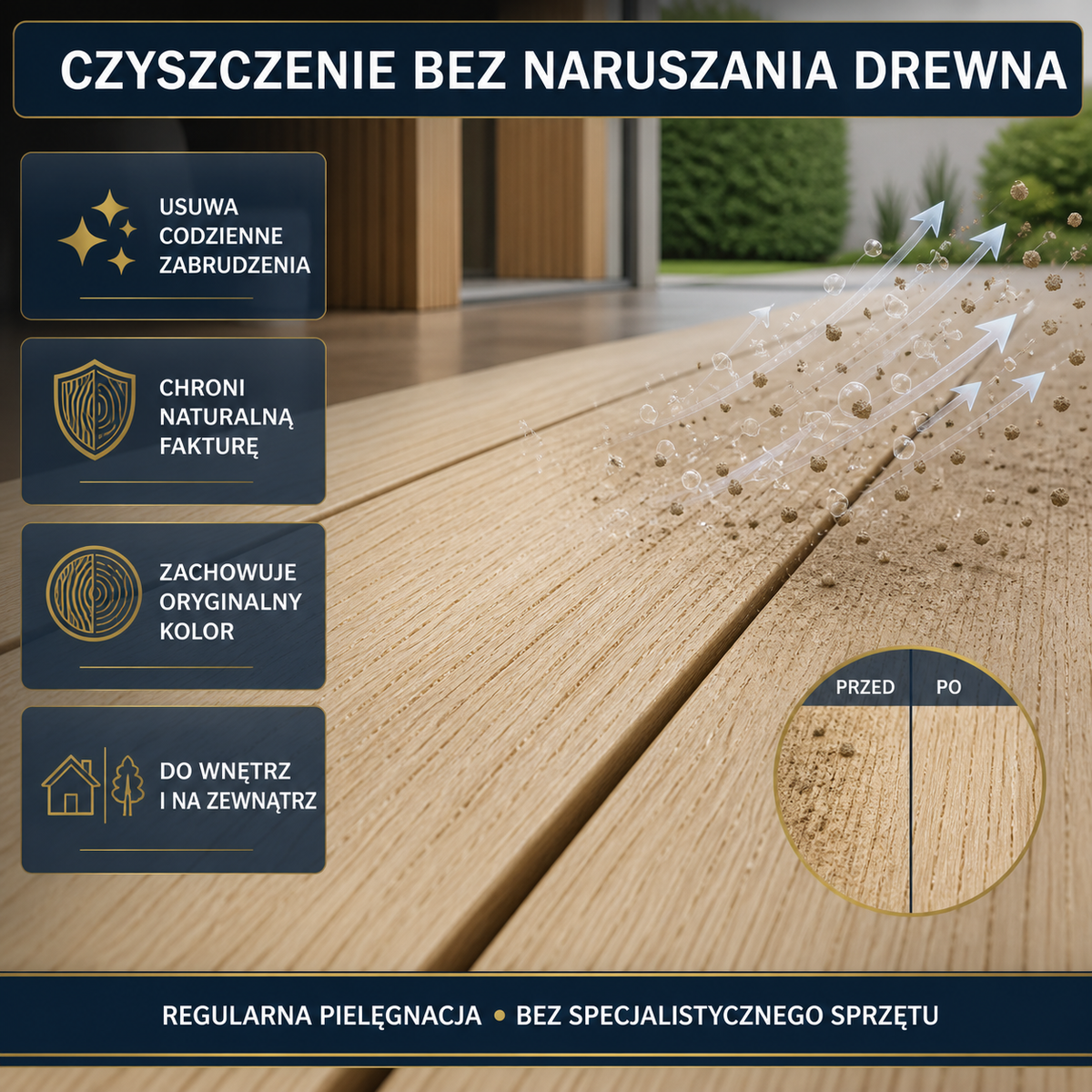 IZOMARK płyn czyszczący drewno
