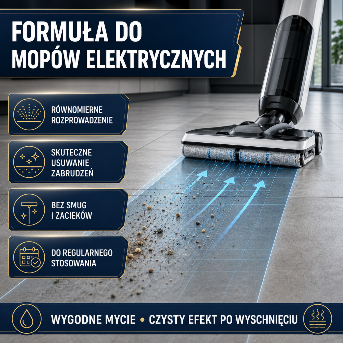 IZOMARK płyn czyszczący mop elektryczny