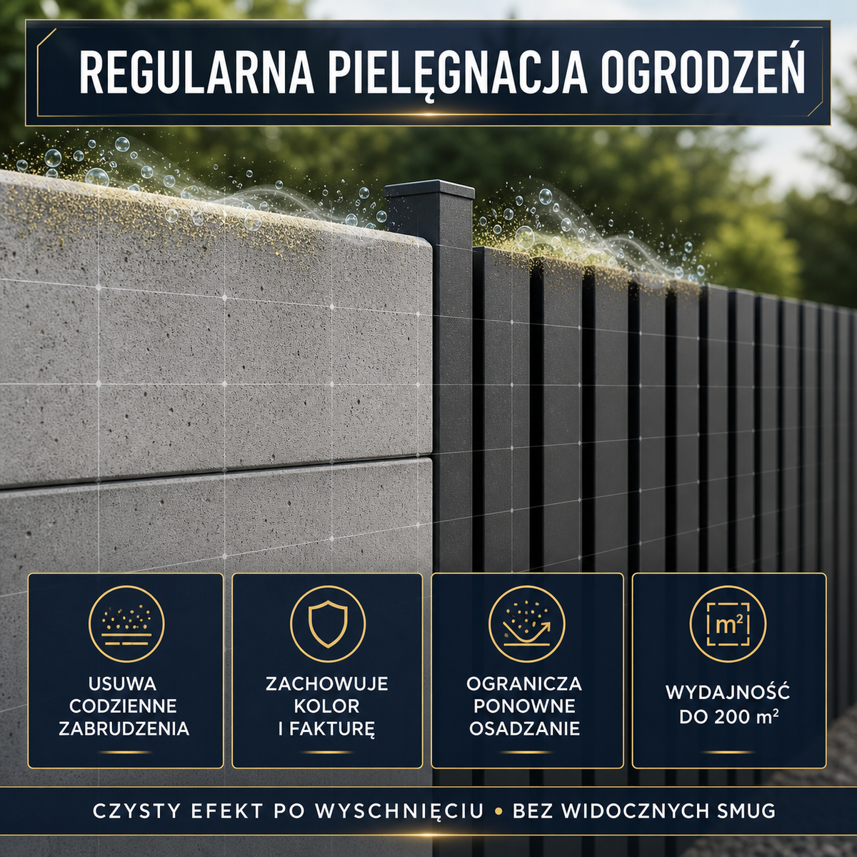 IZOMARK płyn czyszczący ogrodzenie