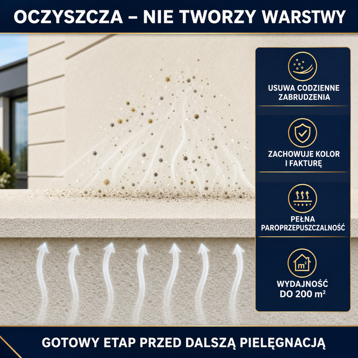 IZOMARK płyn czyszczący tynk elewacyjny