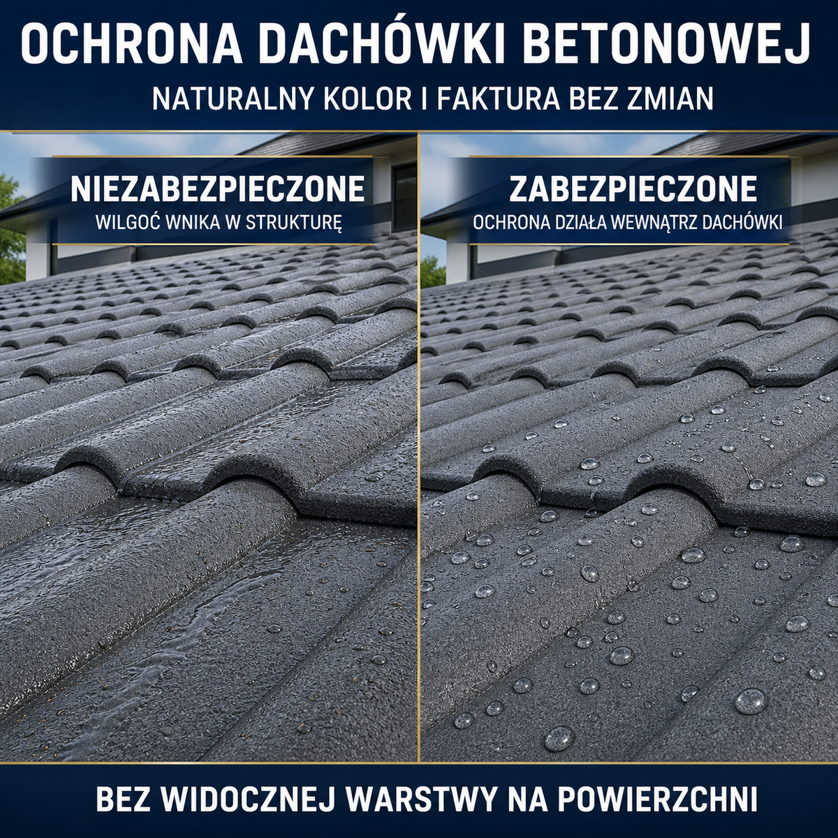 IZOMARK powłoka ochronna dachówka betonowa