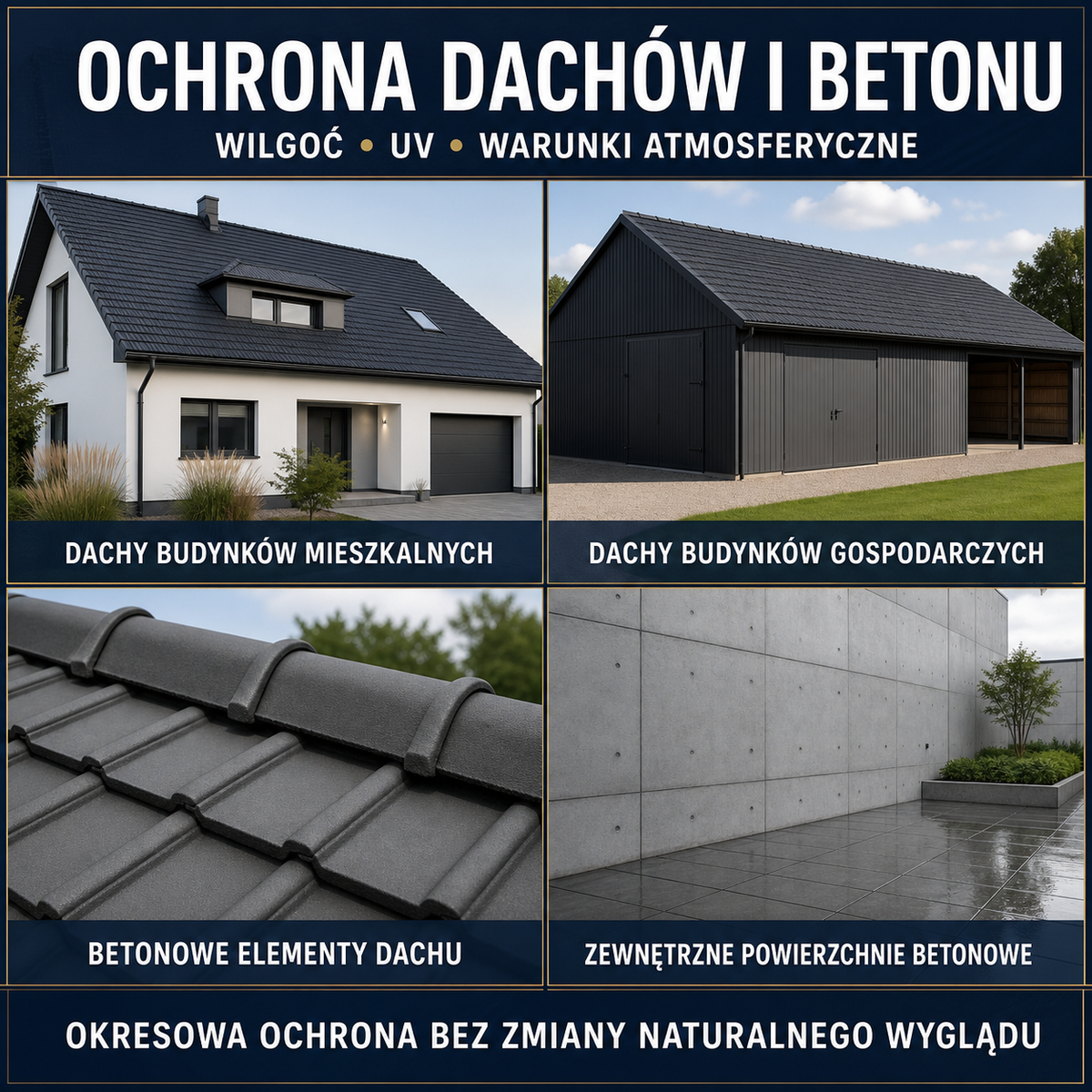 IZOMARK powłoka ochronna dachówka betonowa