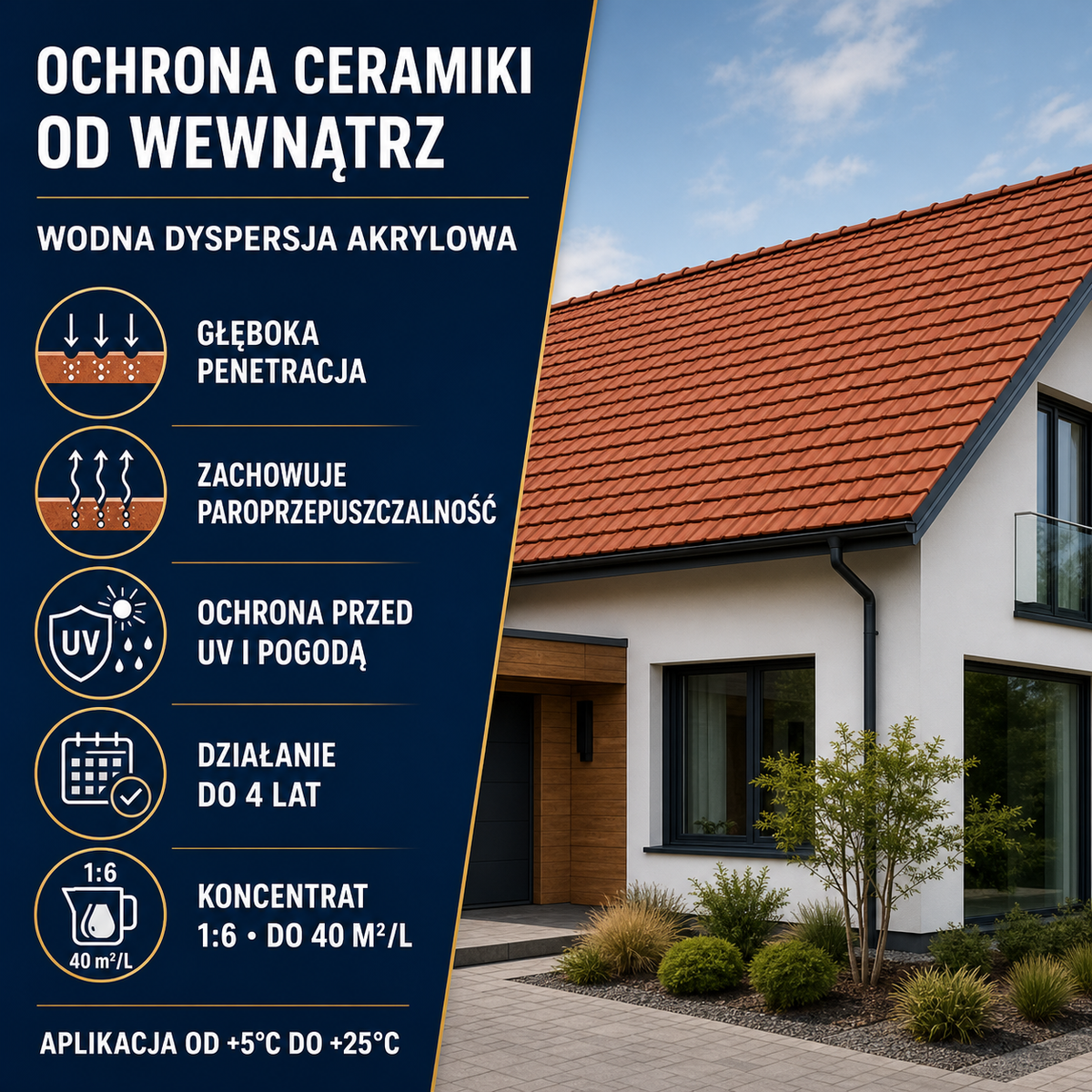 IZOMARK powłoka ochronna dachówka ceramiczna