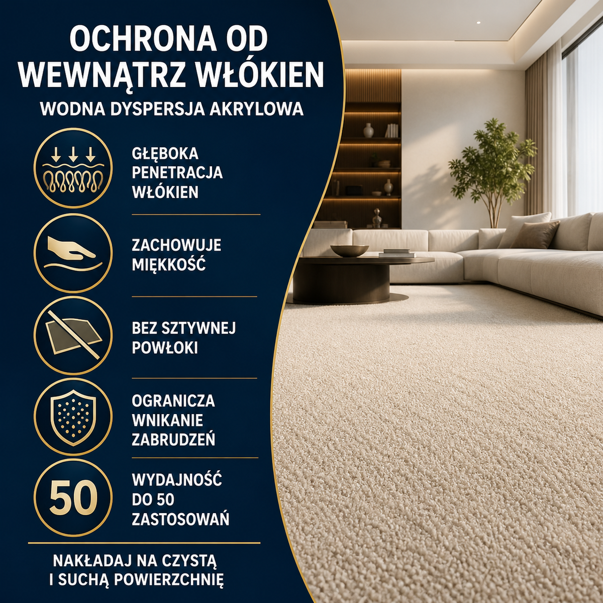IZOMARK powłoka ochronna dywan