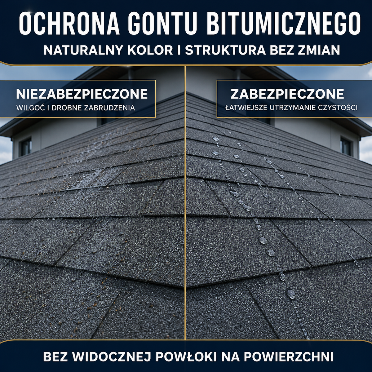 IZOMARK powłoka ochronna gont bitumiczny