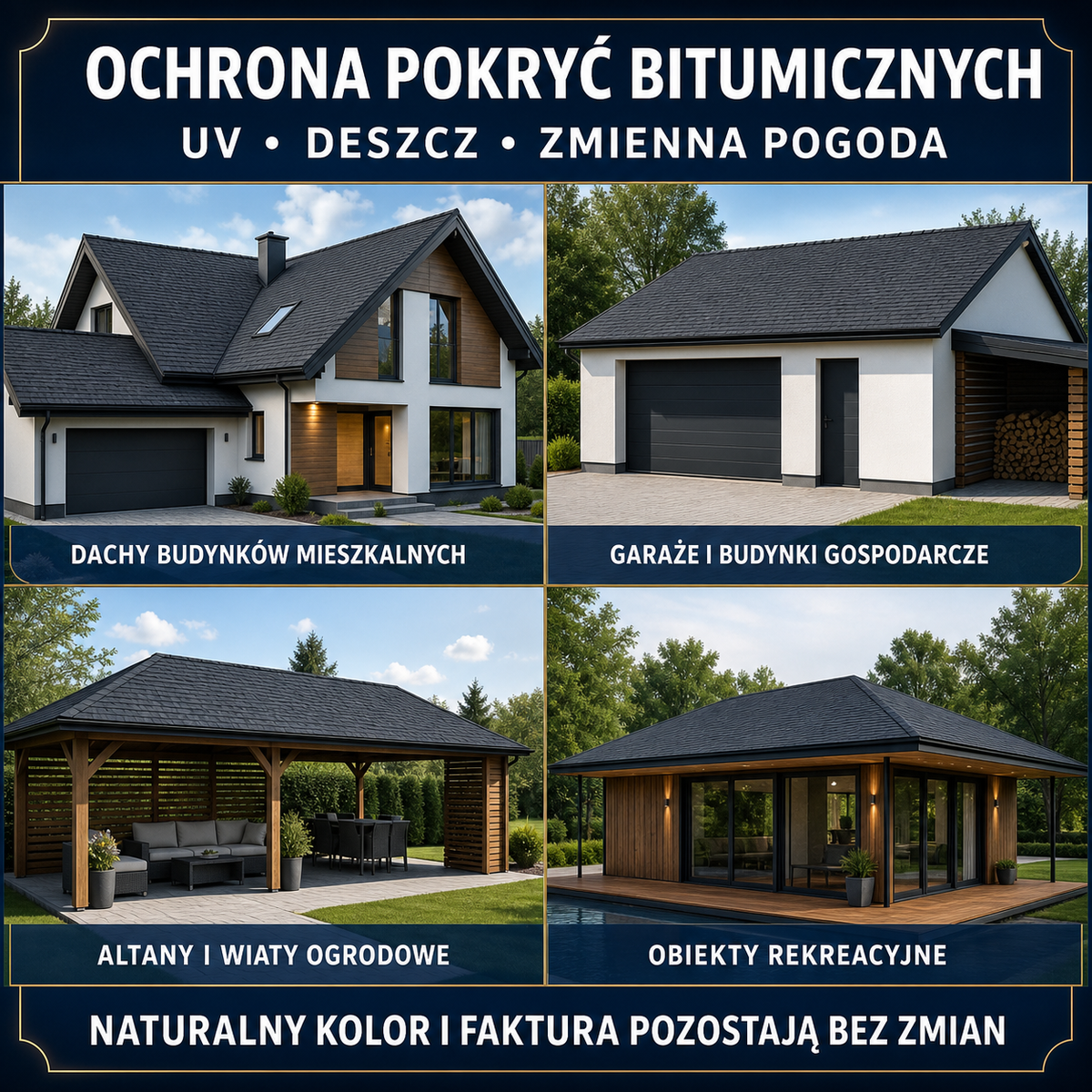 IZOMARK powłoka ochronna gont bitumiczny