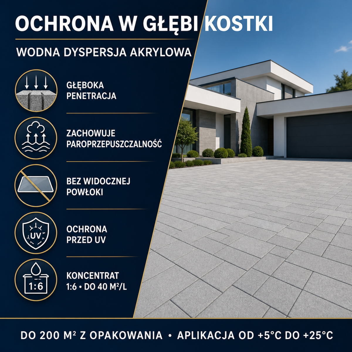 IZOMARK powłoka ochronna kostka brukowa