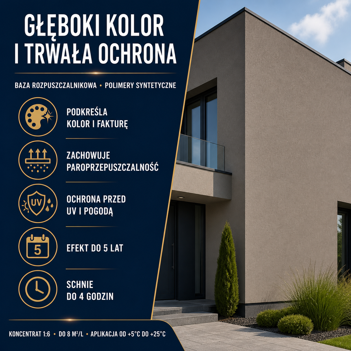 IZOMARK powłoka ochronna mokry tynk elewacyjny