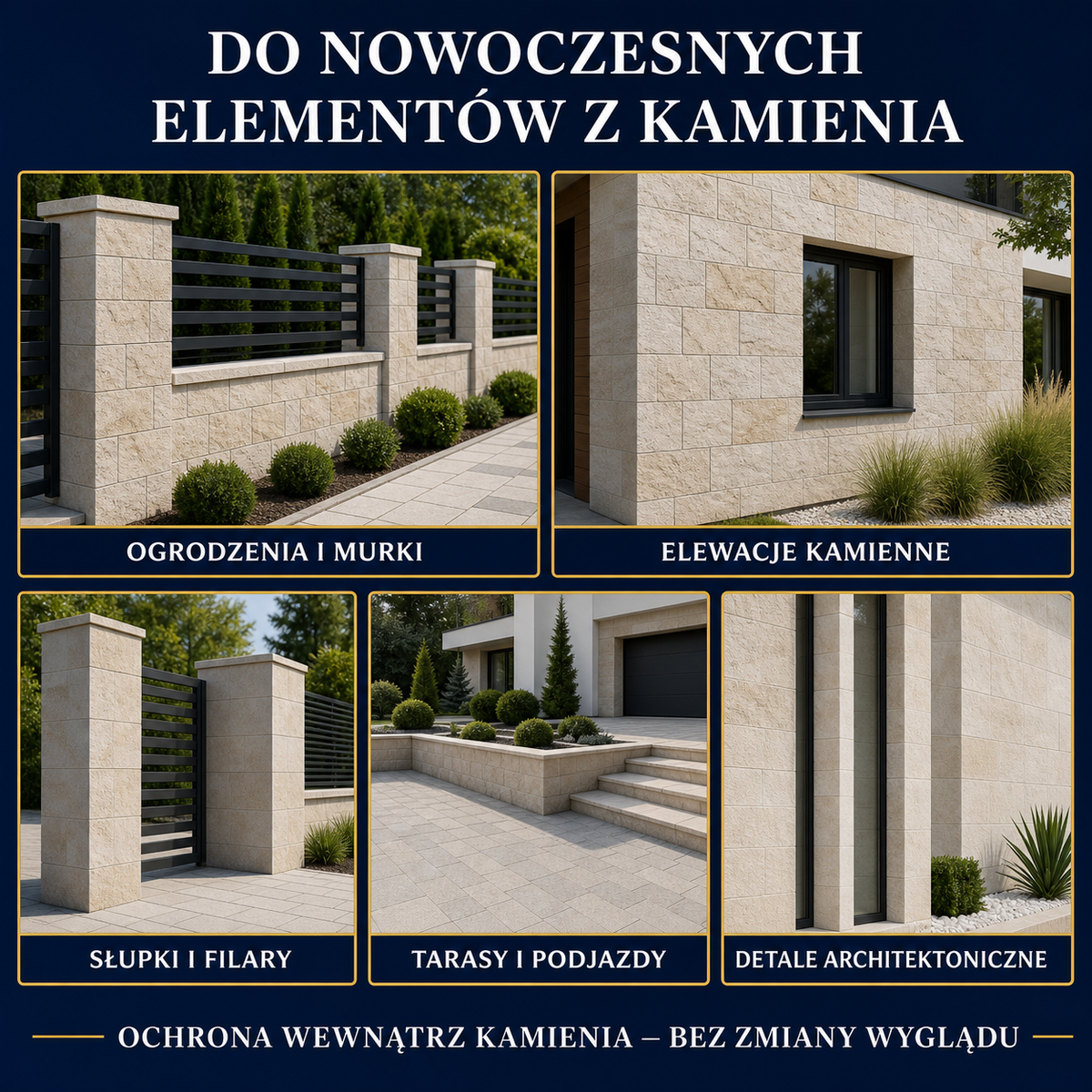 IZOMARK powłoka ochronna ogrodzenie kamienne