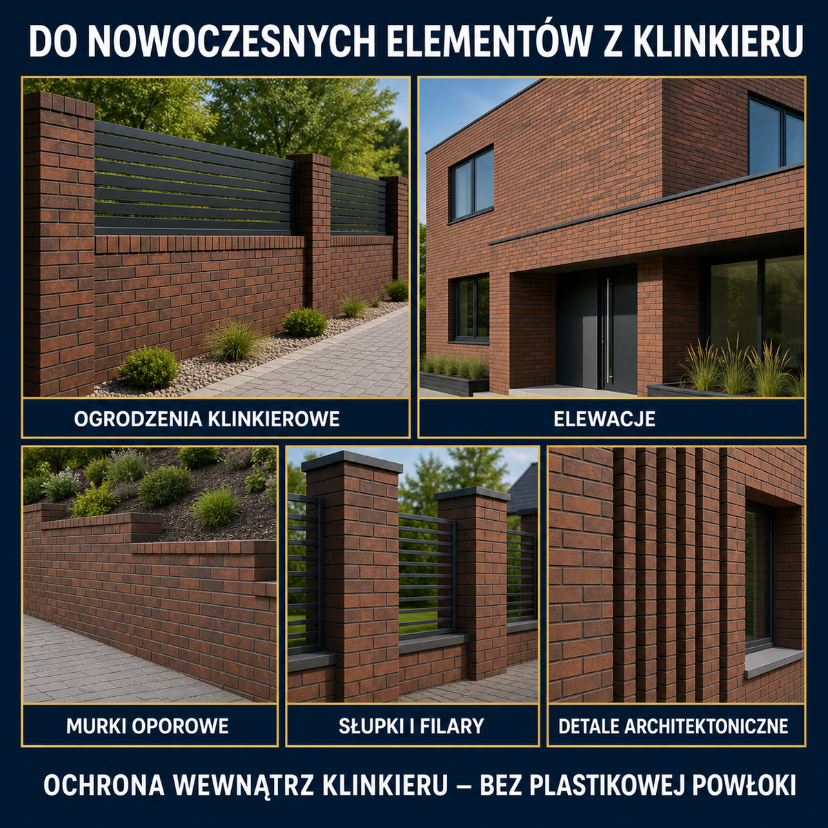 IZOMARK powłoka ochronna ogrodzenie klinkierowe