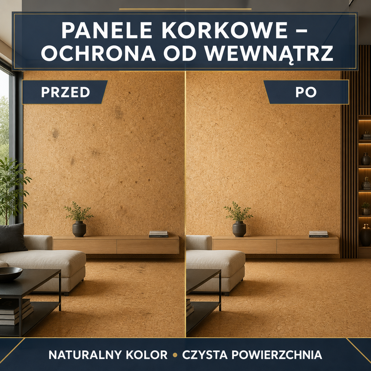 IZOMARK powłoka ochronna panele korkowe