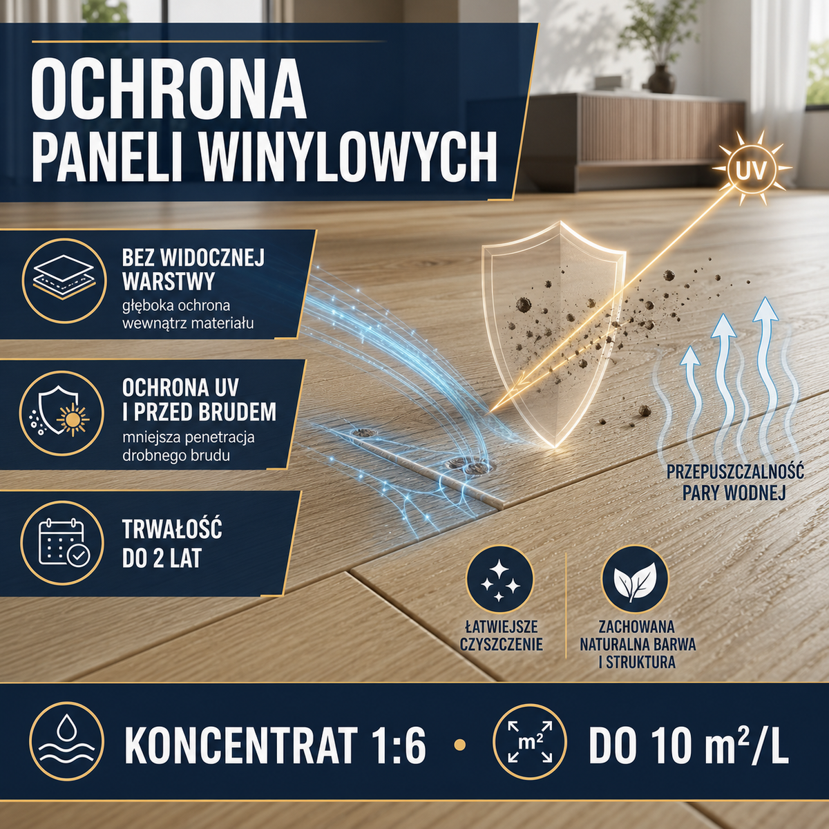 IZOMARK powłoka ochronna panele winylowe