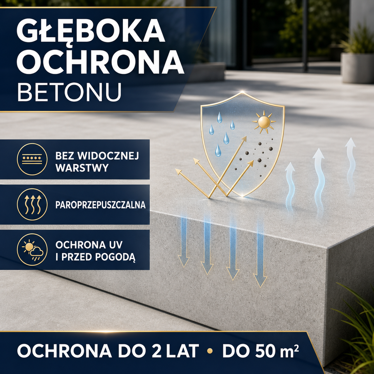 IZOMARK powłoka ochronna płyty tarasowe betonowe
