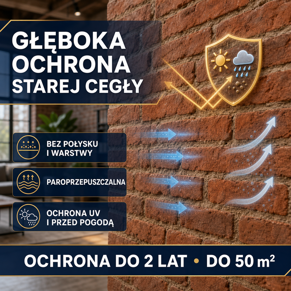 IZOMARK powłoka ochronna stara cegła