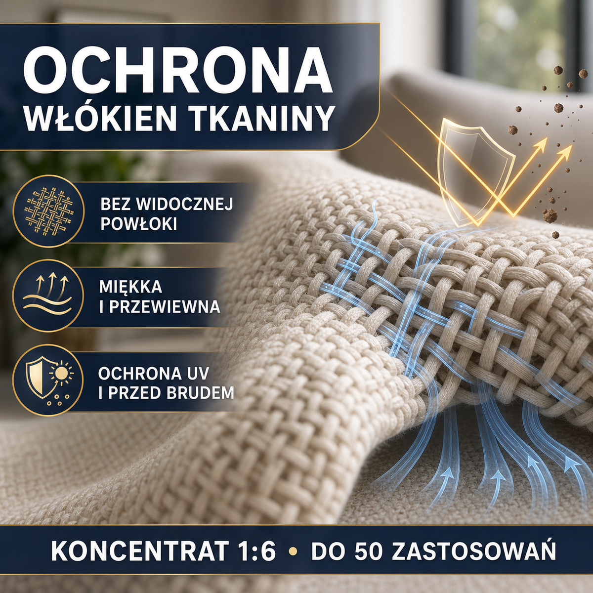 IZOMARK powłoka ochronna tkanina