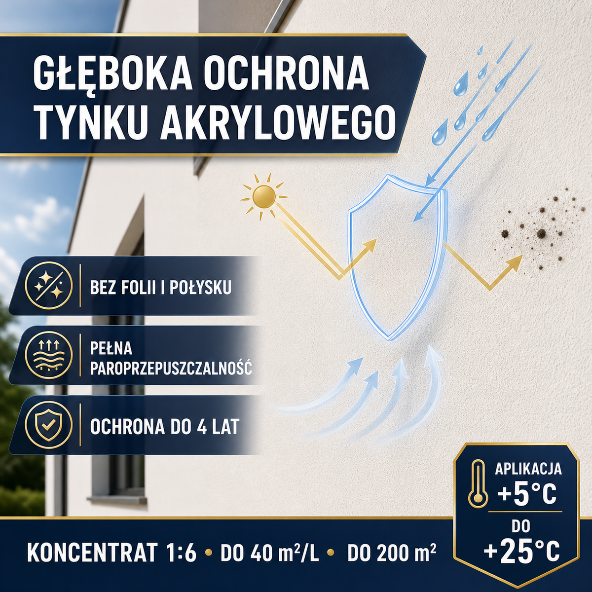 IZOMARK powłoka ochronna tynk akrylowy