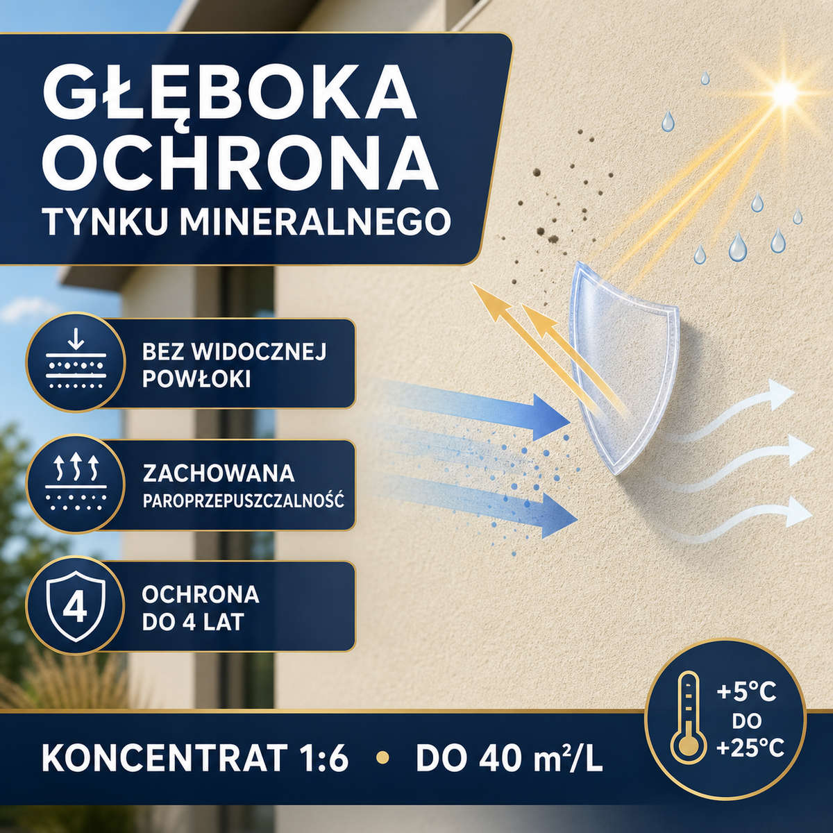 IZOMARK powłoka ochronna tynk mineralny
