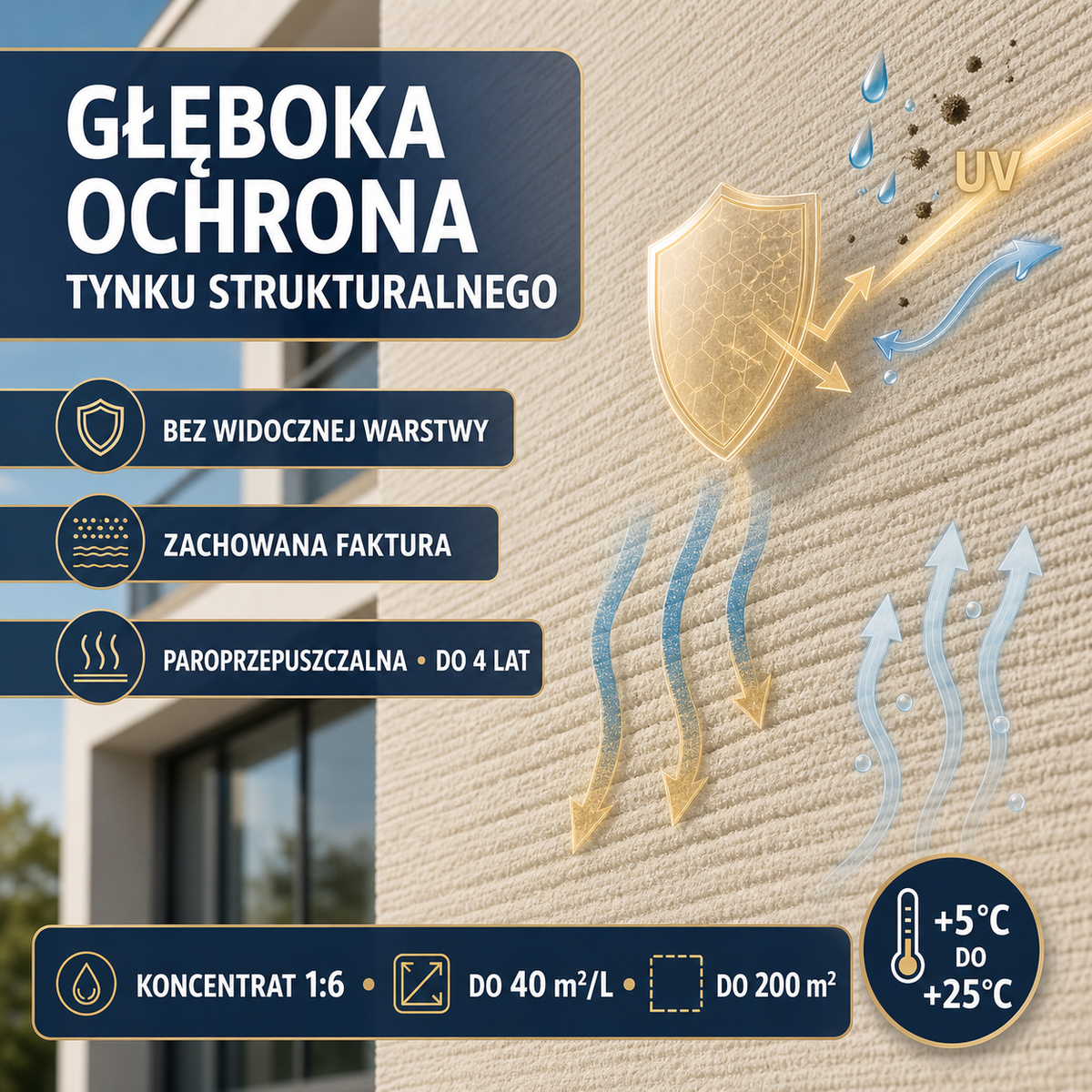 IZOMARK powłoka ochronna tynk strukturalny