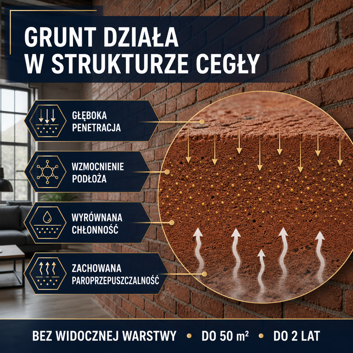 IZOMARK preparat gruntujący stara cegła