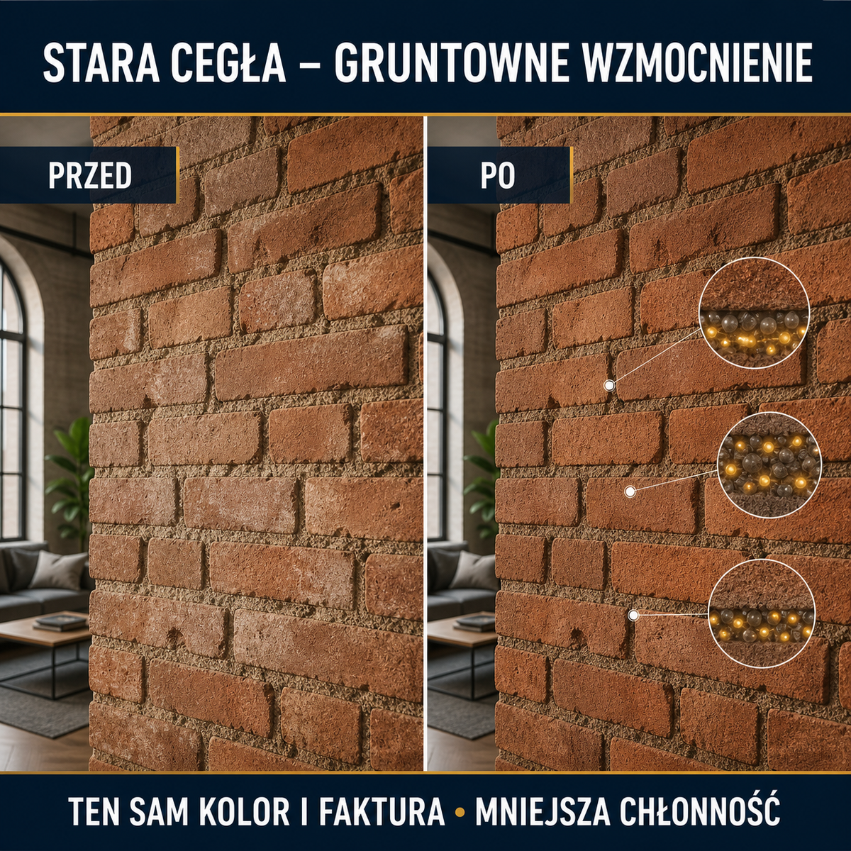IZOMARK preparat gruntujący stara cegła